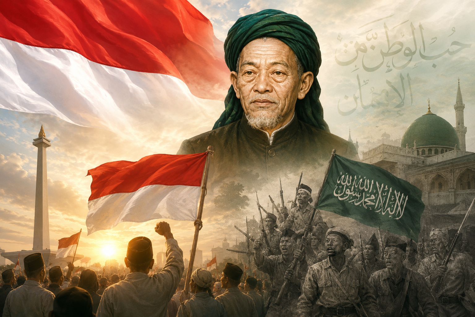17 Agustus: Kemerdekaan Indonesia, Spirit Islam, dan Perjuangan Hadratussyaikh KH. Hasyim Asy'ari